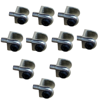 HardwareCity Cabinet Glass Shelves Holders 10PC/PACK